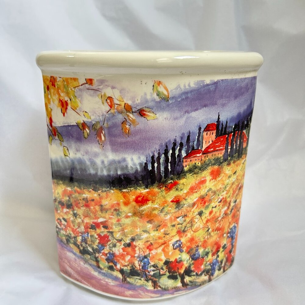 Santa Barbara Ceramic Design Vase Pot 2001 Ann Ormsby Village Fields Villa